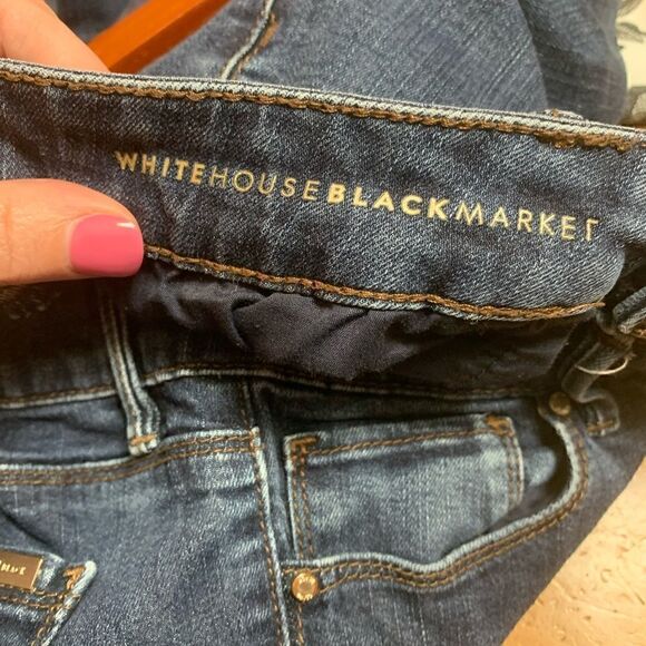 White House Black Market The Slim Jeans size 0 - Picture 2 of 9